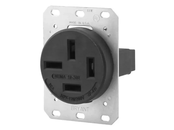 Bryant 8350FR Rcpt, 50A 3Ph 120/208V, 18-50R