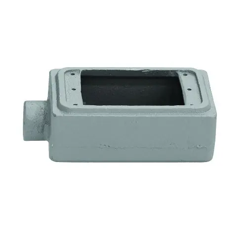 Appleton FS-2-DCS 2 Gang STL Dev Cvr Dplx Rcpt