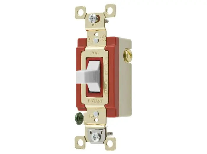 Bryant 4921W Industrial Grade Toggle Switch 20A 120/277V AC