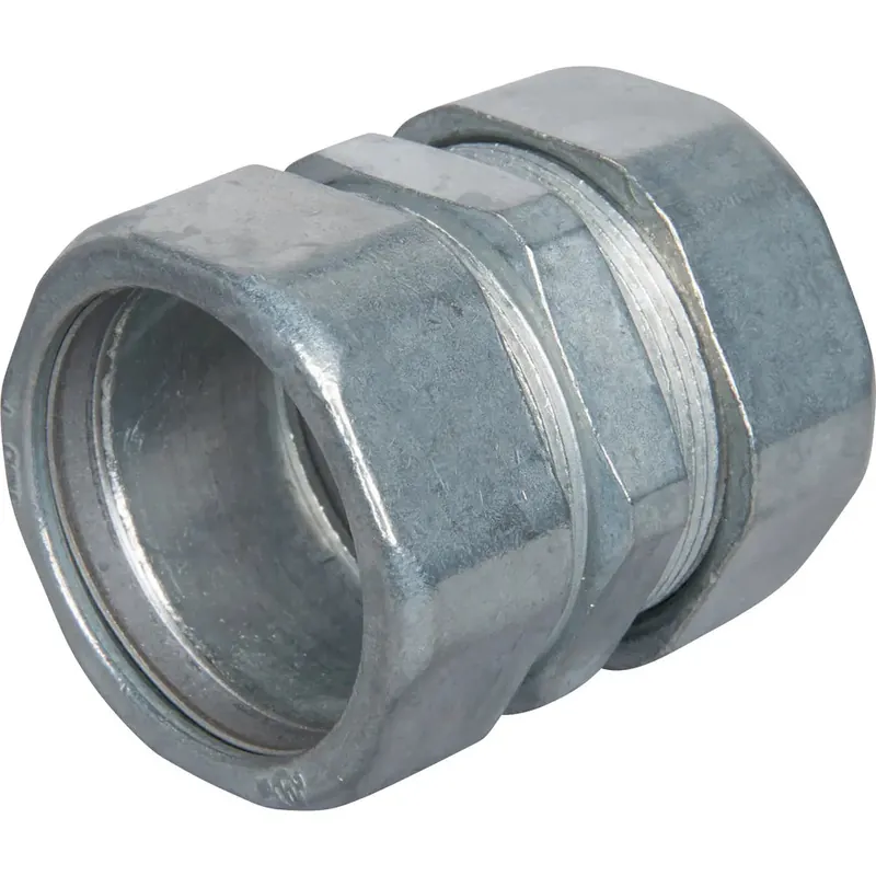 Topaz 664 1-1/4 inches emt coupling, compression, zinc die cast