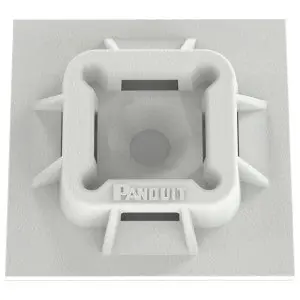 Panduit ABM100-AT-C 4-way Adhesive Backed Cable Tie Mount