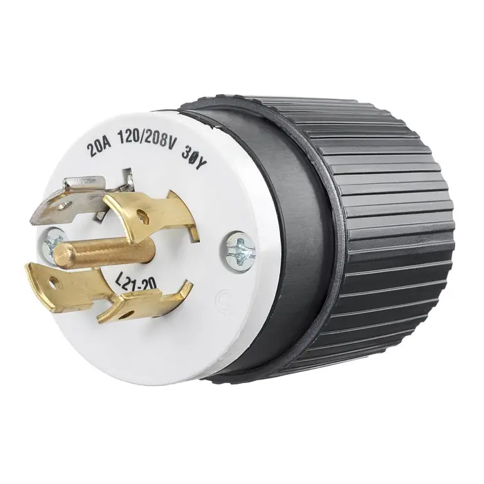 Bryant 72120NP Locking Devices Industrial Male Plug 20A 120/208V AC L21-20P