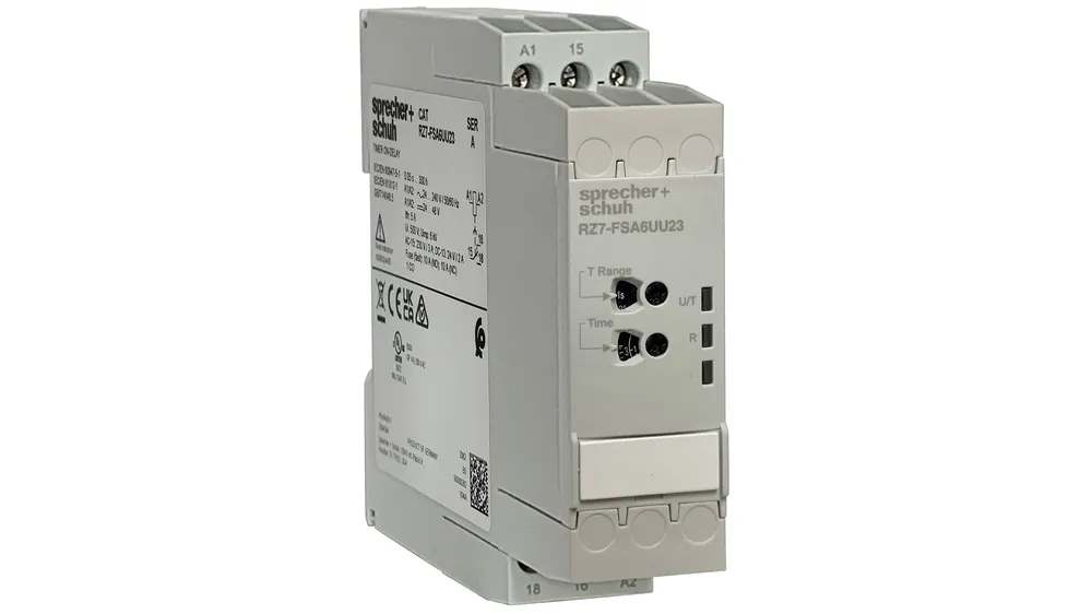 Sprecher + Schuh RZ7-FSA6UU23 Time Relay ON-Delay (SPDT)1C/O 0.05s-300Hr
