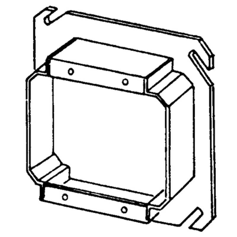 Appleton 847-100 Square 2-Gang Tile Cover