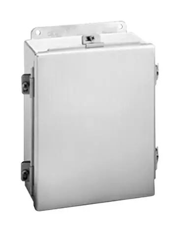 Hoffman A806NFAL Clamp-Cover Lightweight Enclosure Type 4X, 8x6x3.5, Brushed, Aluminum