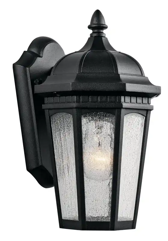 Kichler Lighting 9032BKT Courtyard 100W 1-Light Wall Lantern