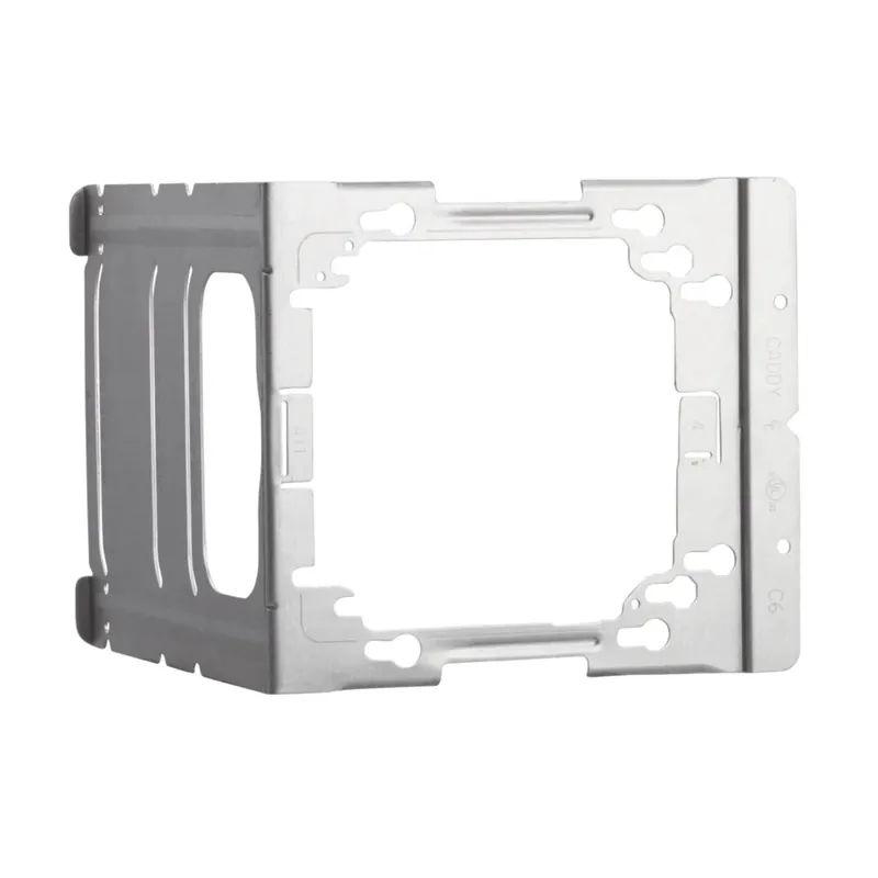 Nvent C6 C Series Electrical Box Bracket To Stud, 2 1/2 feet, 3 5/8 feet, 5 1/2 feet, 6 feet Wall Depth, 5.89 feet