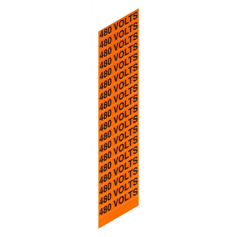 Nsi VM-C-13 Voltage Marker Card 480 Volts