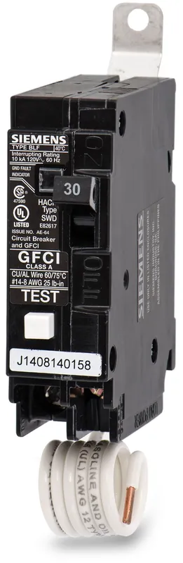 Siemens BF130 Breaker 30A 1P 120V 10K