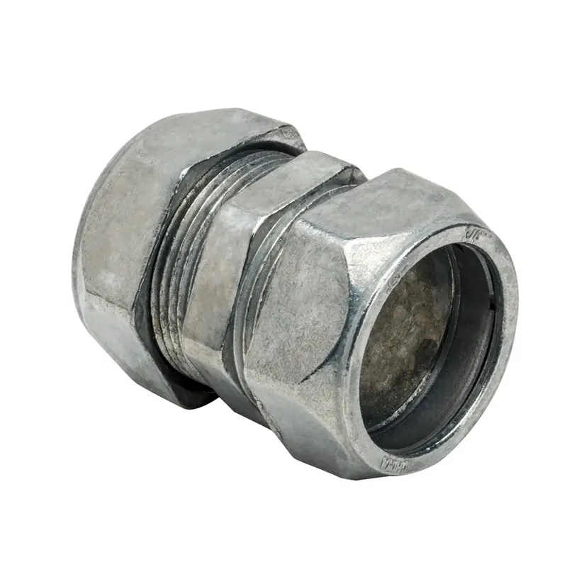 Topaz 665 1-1/2 inches EMT Coupling, Compression, Zinc Die Cast