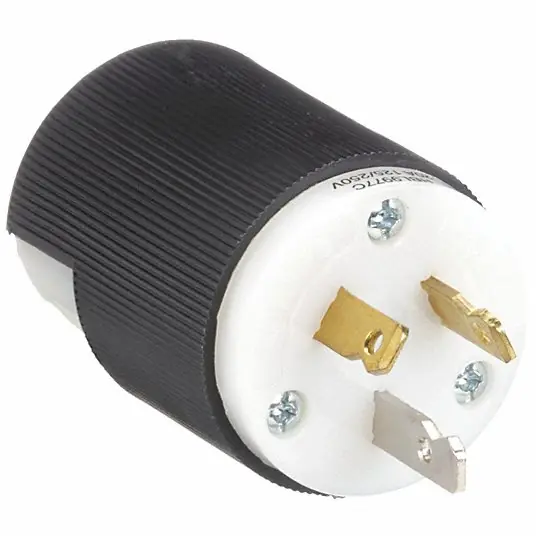 Bryant 9151n Straight Blade Devices Male Plug 20A 125/250V 10-20P