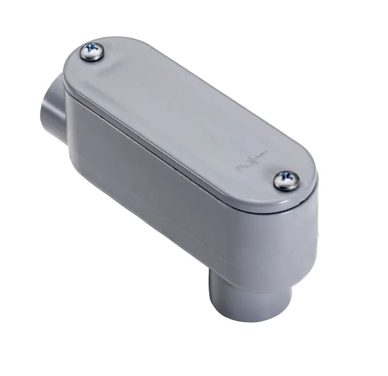 Topaz 1146 Conduit Body, Type LB, PVC, 2 inches