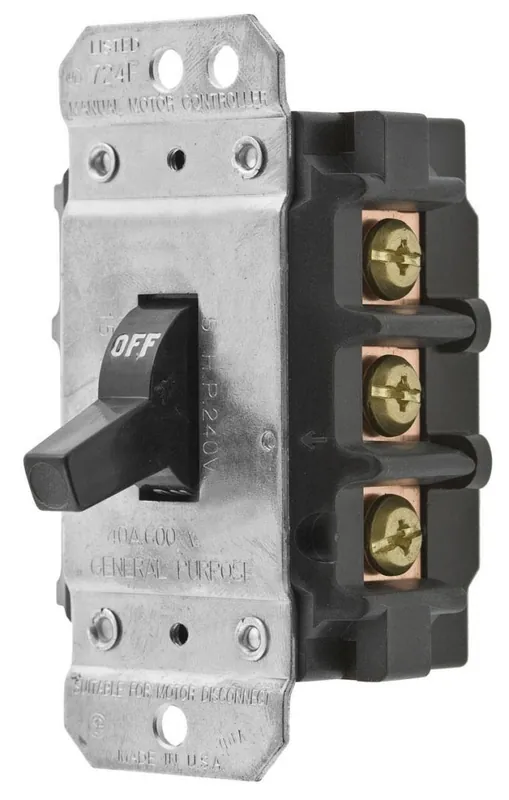 Bryant 30003D Motor Starting Toggle Switch 30A 600V
