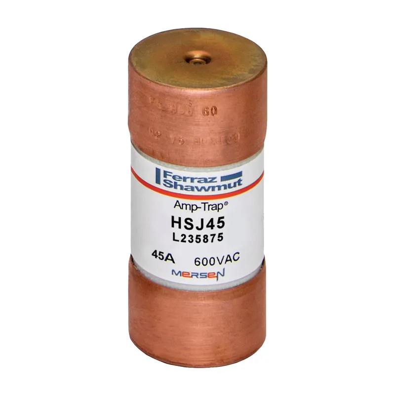 Mersen HSJ45 Fuse HSJ - Class J - High-Speed 600VAC 500VDC 45A Ferrule Amp-Trap
