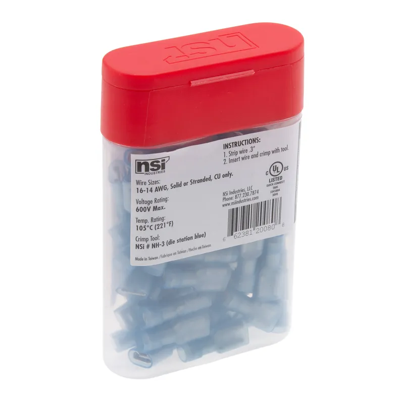 Nsi IF16-250-3N-P 16-14 Fully Insulated Female Disconnect 50Pc Pro Pack