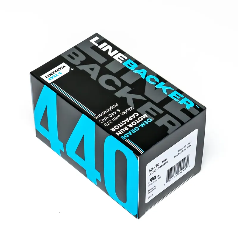 Supco LCD60+10X440R Capacitor Round Dual Run 60 + 10 uf 370/440 Volts LCD60+10X440R