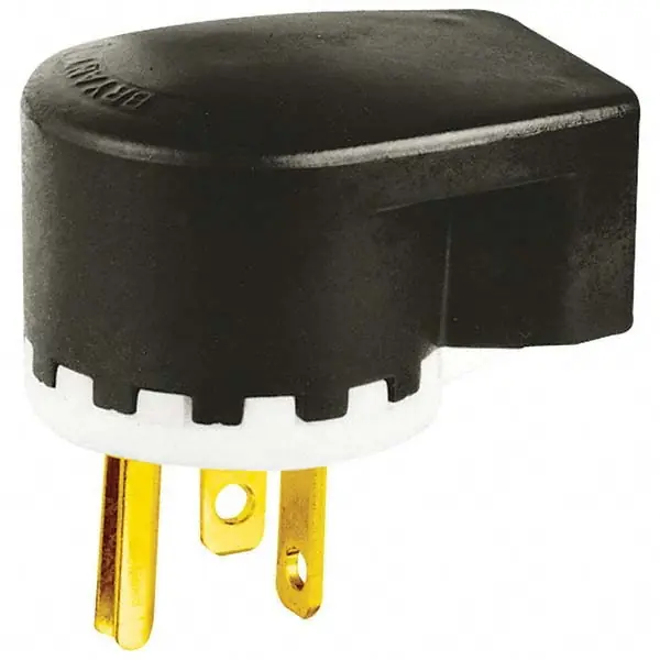 Bryant 5475N Plug, Ang, 20A 250V, 6-20P