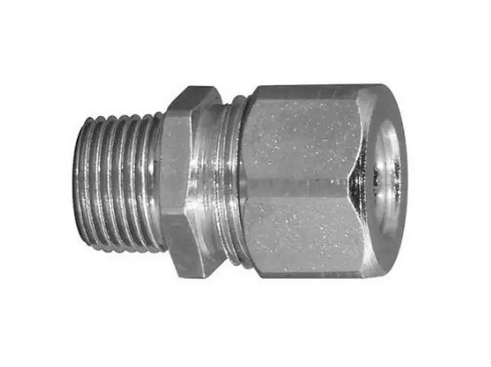 Appleton CG-1838S straight cord connector 3/8 steel