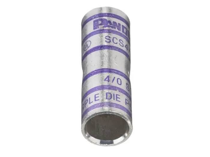 Panduit SCS4/0-X Pan-Lug SCS Series Butt Splice 4/0-AWG