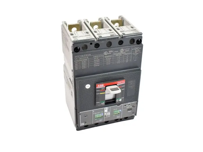 Abb XT4NU3225EFF000XXX XT4 250A Frame 3P w/Electronic LS/I Trip Unit 225 Amp