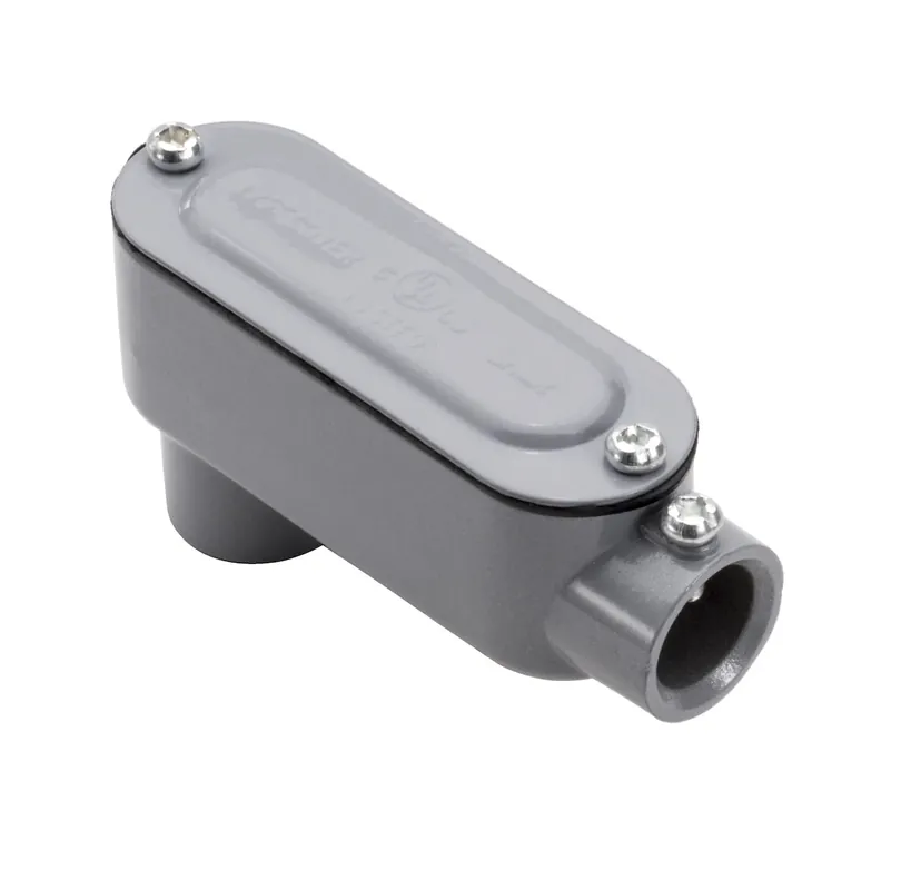 Topaz ELB5CG 1-1/2 inches Aluminum EMT "LB" Conduit Body (2 Pack)