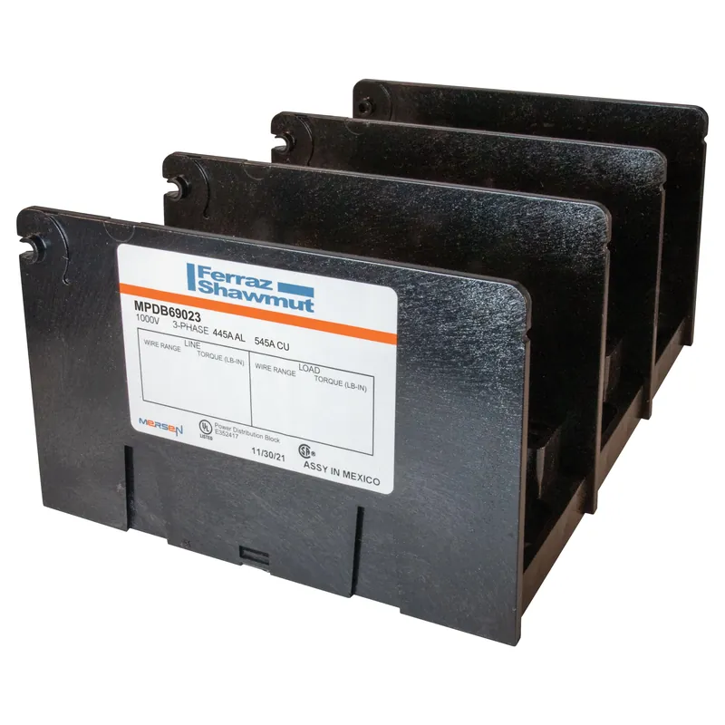 Mersen MPDB69023 MPDB Series Ul 1953 Open-Style Power Distribution Blocks