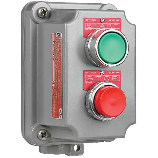 Killark FXCS-0B4U Control Station Cover Assembly: Two Pushbuttons