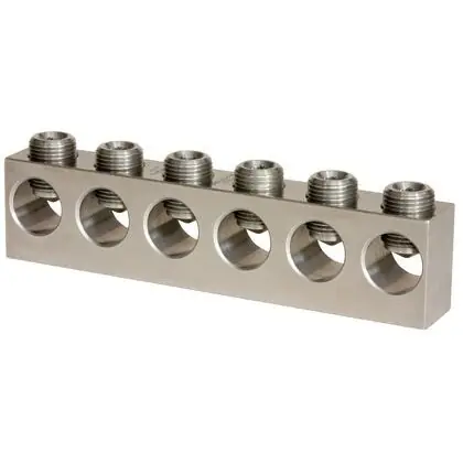 Ilsco PED-6-350-X Aluminum Multi-Tap Connector 6 Ports PEC-6-350