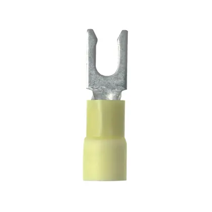 Panduit PV10-8LFX-L Locking Fork Terminal, Expanded Vinyl Insulation