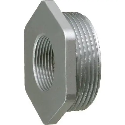 Arlington 1297 3-1/2 inches x 2-1/2 inches Hex Reducing Bushing
