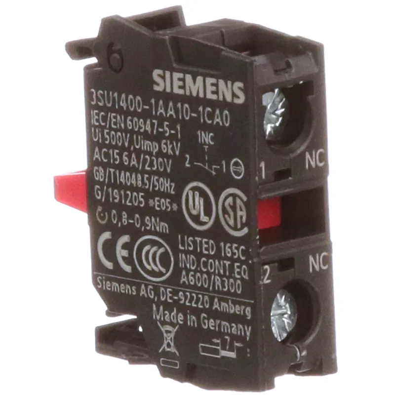 Siemens 3SU10010AA700AA0 Configurable Switch Body Pushbutton Illum
