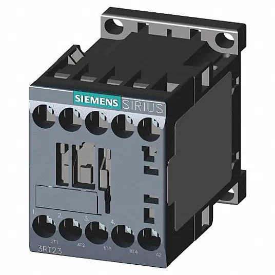 Siemens 3RT23161AK60 Sirius 3Rt 4 Pole Contactor, 18 A, 18 Kw, 110 V Ac@ 50 Hz, 120 V Ac@ 60 Hz Coil