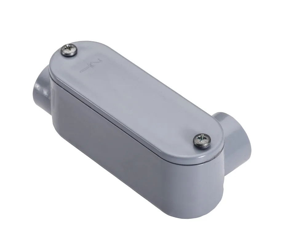 Topaz 1164 Conduit Body, Type LR, PVC, 1-1/4 inches