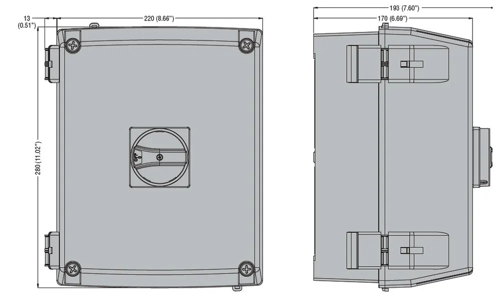 Lovato GAZ100BUL Switch Disconnector 100A