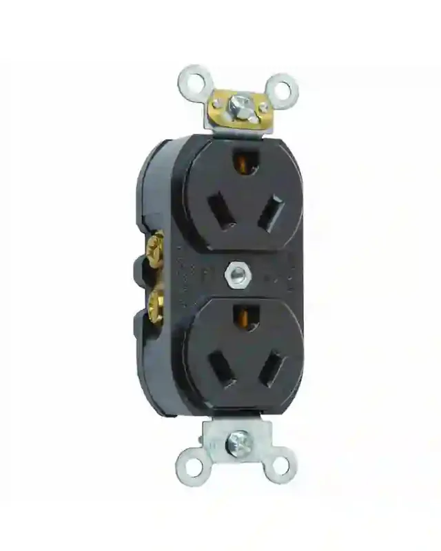 Pass & Seymour 5762 Duplex Self-Grounding Receptacle 15A 277V