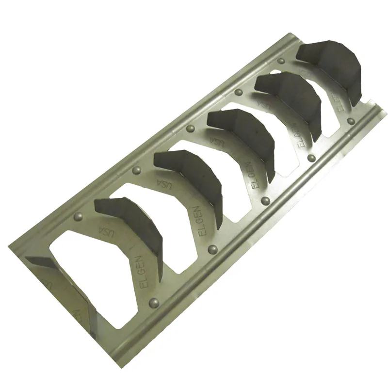 Elgen vr0068 Double Wall Turning Vane Rail 4 in 10 Ft