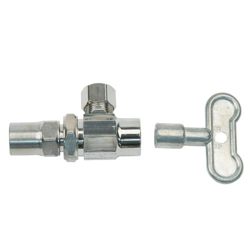 Brasscraft STR19X C Str19 Series Angle Supply Stop Valve 1/2 in x 3/8 in
