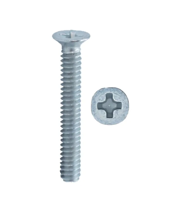 Minerallac 50117J 6-32 x 1 inches Machine Screws Flat Head Phillips