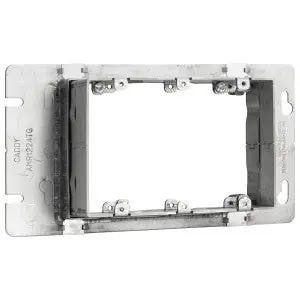 Nvent AMR1224TG Adjustable Mud Ring 3 Gang 3/4 inches–1 1/2 inches Drywall