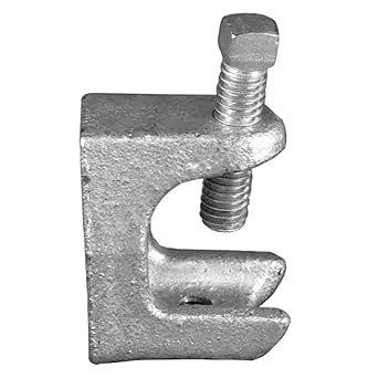 Appleton IS-503 Malleable Iron Type IS Screw Type Hexagonal Head Beam Clamp 1/2-13 Tapped Rod 1-1/8 Inch Jaw Opening