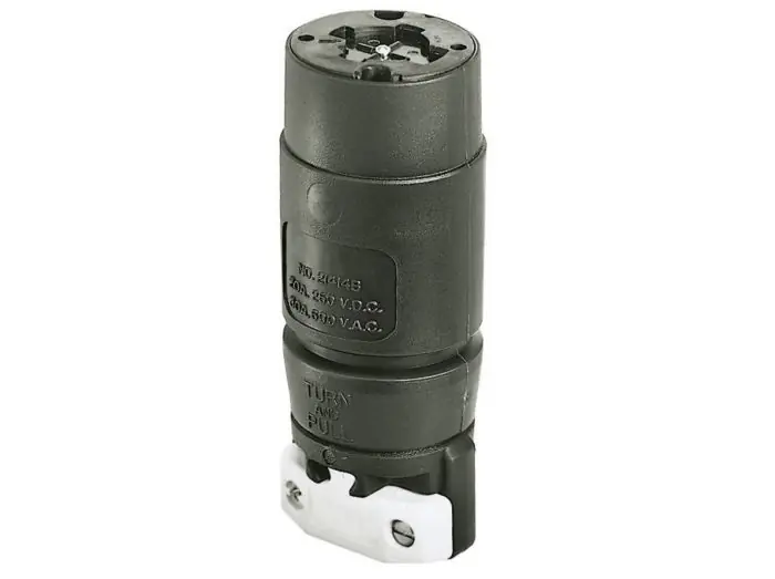 Bryant 21414 Locking Devices Industrial Female Connector Body 30A 250V DC/600V AC