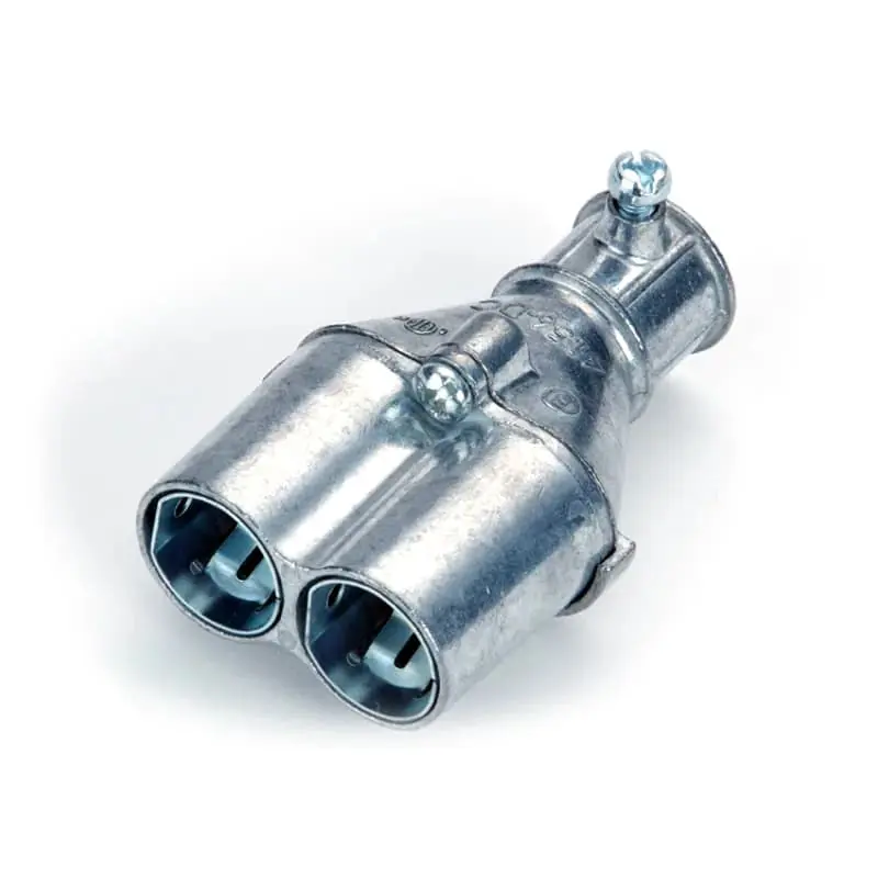 Nsi 4156-DC Mighty-Merge EMT To Duplex AC Or FMC Coupling 1/2 inches To 3/8 inches