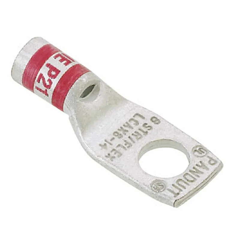 Panduit LCAX1-38-X Pan-Lug Comp. Lug, Tin Plt Copper, Strt, One 0.37 inches Stud