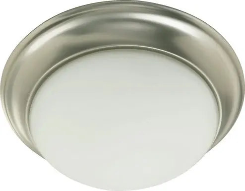 Quorum 35071765 Satin Opal Ceiling Mounts Three Light Ceiling Mount