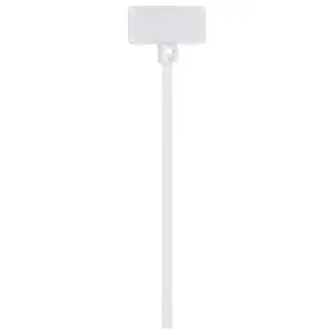 Panduit PLF1M-C Pan-Ty Flag Cable Tie 4.3 inches 100 Package Quantity