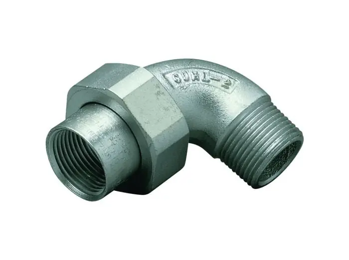 Killark GUML-1M Fittings, GU Series 1/2-in Angle Union