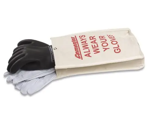Cementex IGK0-11-9R High Voltage Gloves Kit, Class 0, Size-9