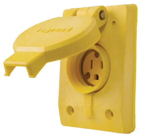 Pass & Seymour 60W47 watertight straight blade single receptacle 15A, 125V
