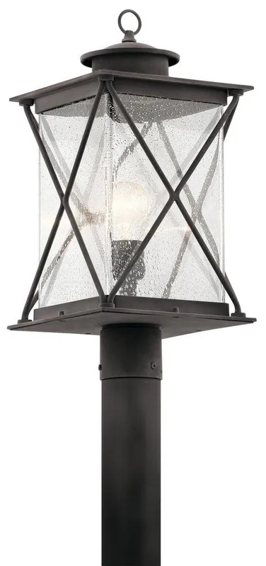 Kichler Lighting 49746WZC Argyle 150W 1-Light Medium E-26 Incandescent Post Mount Lantern
