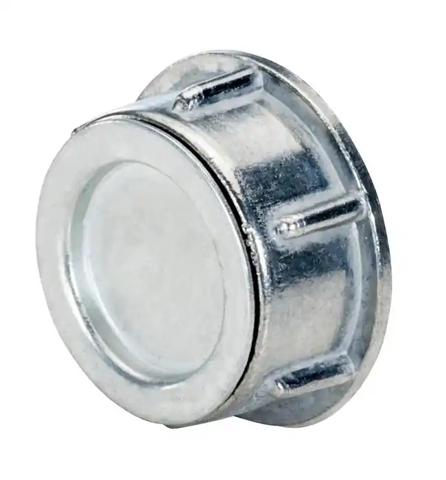 Topaz 309CB Rigid Capped Bushing, Die Cast Zinc, 3-1/2 inches, Female Threaded